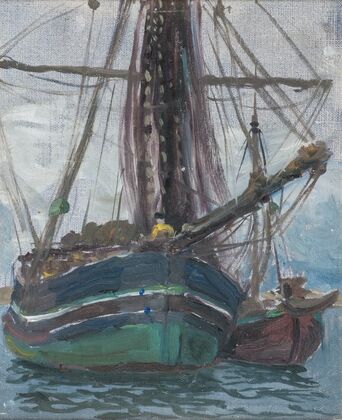 Fog Rising from the Sea. Study from Lofote