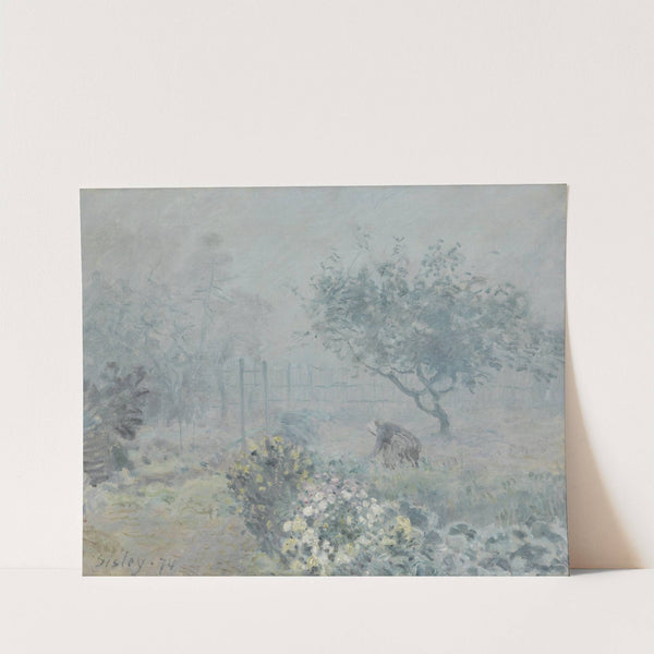 Fog, Voisins (1874) by Alfred Sisley