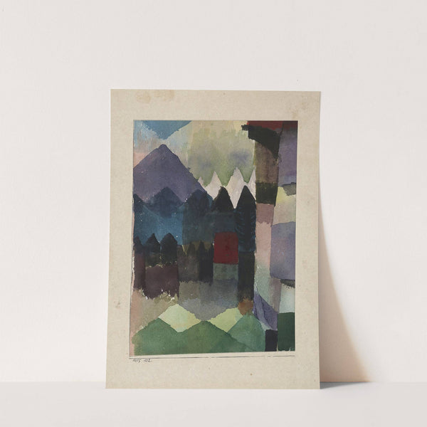 Föhn im Marc'schen Garten by Paul Klee