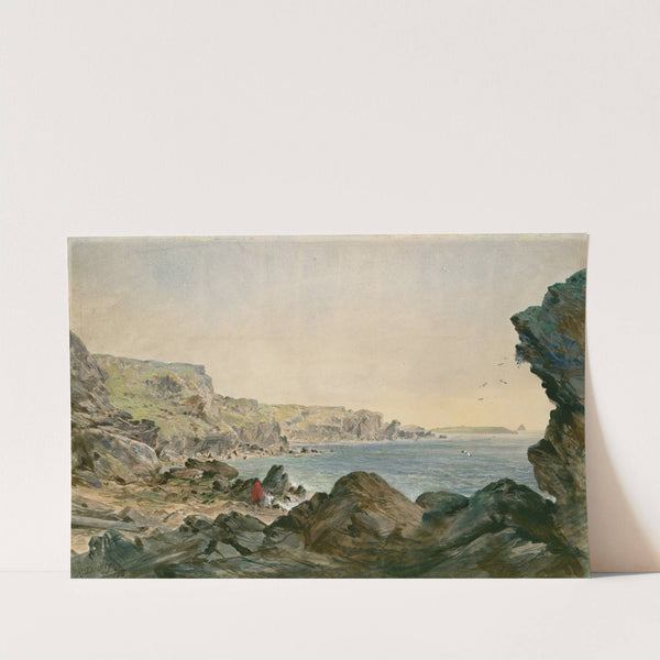 Foilhummerum Bay, Valentia, Looking Seawards from the Point at Which the Cable Reaches the Shore of Ireland by Robert Charles Dudley