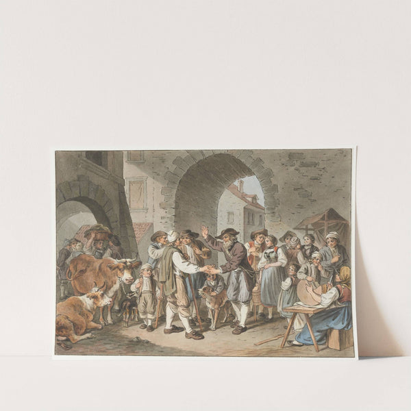 Foire aux bestiaux (1773 - 1801) by Sigmund Freudenberger