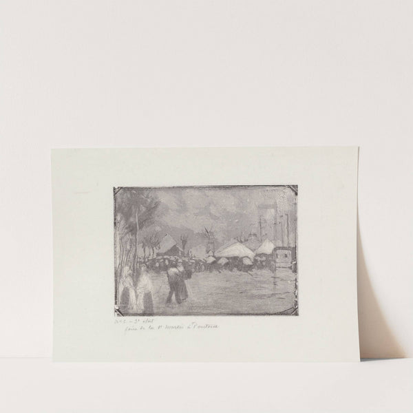 Foire de la Saint-Martin à Pontoise (1879) by Camille Pissarro