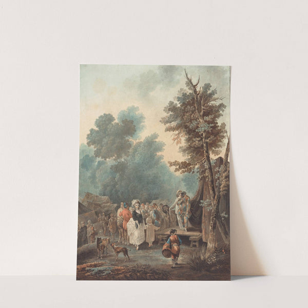 Foire De Village by Charles-Melchior Descourtis