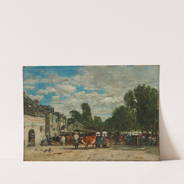 Foire en Bretagne (1865-70) by Eugène Boudin