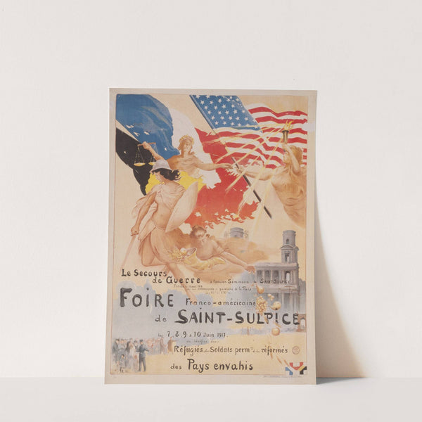 Foire France-Américaine de Saint-Sulpice. Le Secours de Guerre by Maurice Romberg