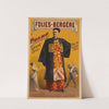 Folies-Bergere Chang Géant Chinois Tous Les Soirs À 8h. 12 (1891) by Lith. F. Appel