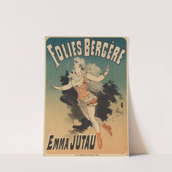 Folies Bergère… Emma Jutau (1880) by Jules Chéret