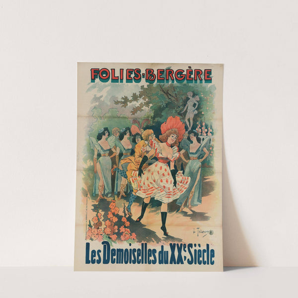 Folies-Bergere Les Demoiselles Du Xxe. Siècle (1894) by Louis Trinquier-Trianon