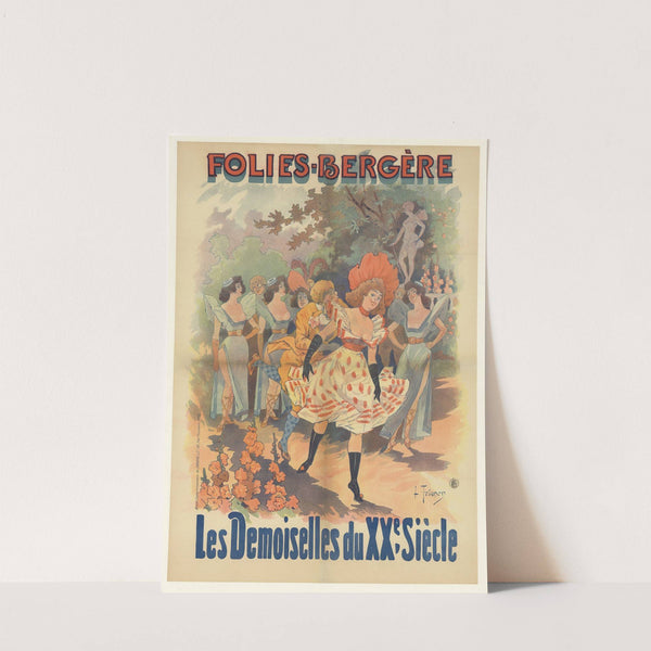 Folies-Bergère. Les Demoiselles du XXe siècle (1900) by Louis Trinquier-Trianon