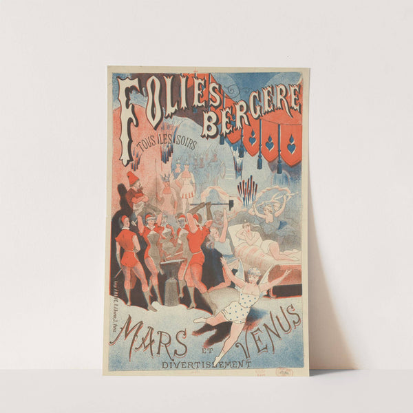 Folies-Bergère… Mars et Vénus (1881) by Imp. Franc
