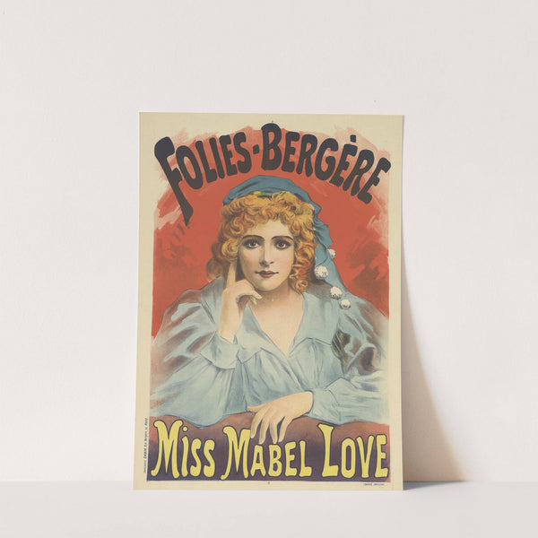 Folies-Bergère. Miss Mabel Love (1895) by Lucien Baylac