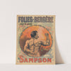 Folies-Bergère…Sampson (1899) by Imp. Chaix
