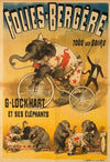 Folies-Bergere Tous Les Soirs G. Lockhart Et Ses Elephants (1890)