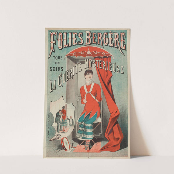 Folies-Bergere Tous Les Soirs La Guerite Mysterieuse (1880-1900) by Imp. Franc