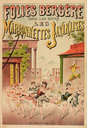 Folies-Bergere Tous Les Soirs Les Marionnettes Javanaises (1880-1900)