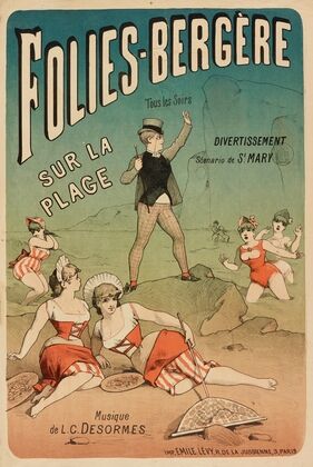 Folies-Bergere Tous Les Soirs Sur La Plage (1883)