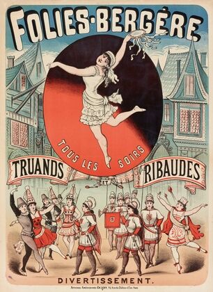 Folies-Bergere Tous Les Soirs Truands Et Ribaudes Divertissement (1882-1888)