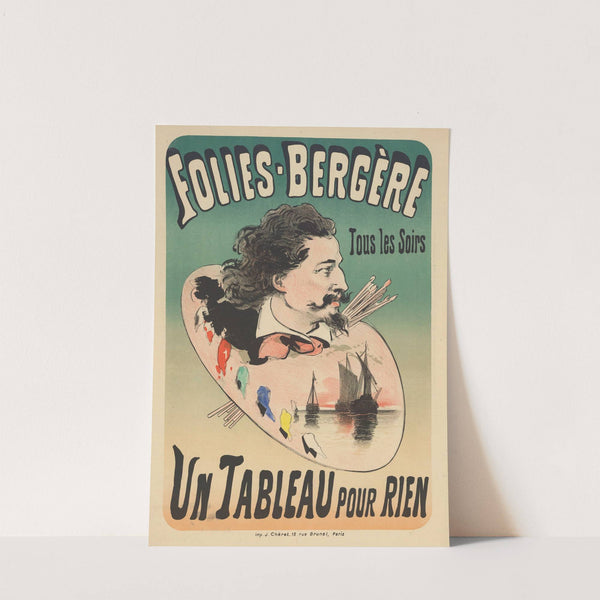 Folies-Bergère. Un tableau pour rien (1880) by Jules Chéret