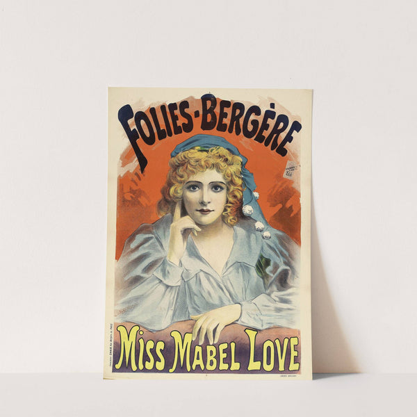 Folies-Bergere,Miss Mabel Love by Lucien Baylac