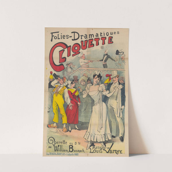 Folies Dramatiques. Cliquette (1893) by Alfred Choubrac