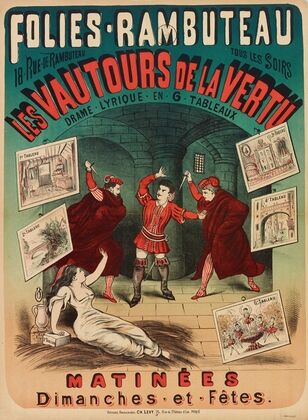 Folies-Rambuteau 18. Rue.De.Rambuteau Tous Les Soirs Les Vautours De La Vertu (1882-1888)