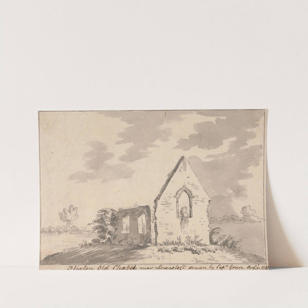 Folio of Views in Norfolk and Suffolk Flixton Old Chapel, near Lowestoft, Suffolk by Capt. Francis Grose