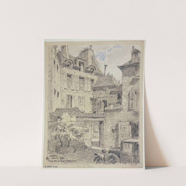 Fond de la rue du Jardinet by Ferdinand Boberg