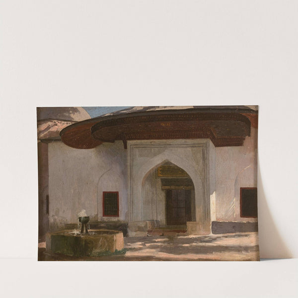 Fontaine à l’entrée d’un monument, probablement en Egypte by Jean-Léon Gérôme