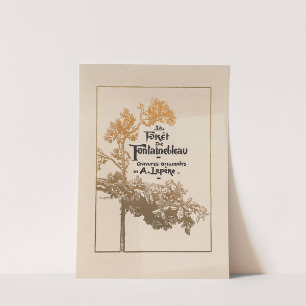 Fontainebleau Forest – Cover (1890) by Auguste Louis Lepère