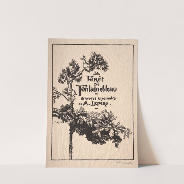 Fontainebleau; Frontispiece (c. 1887) by Auguste Louis Lepère