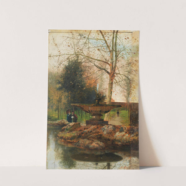 Fontana con figure (Figures by a Fountain) by Antonio Leto