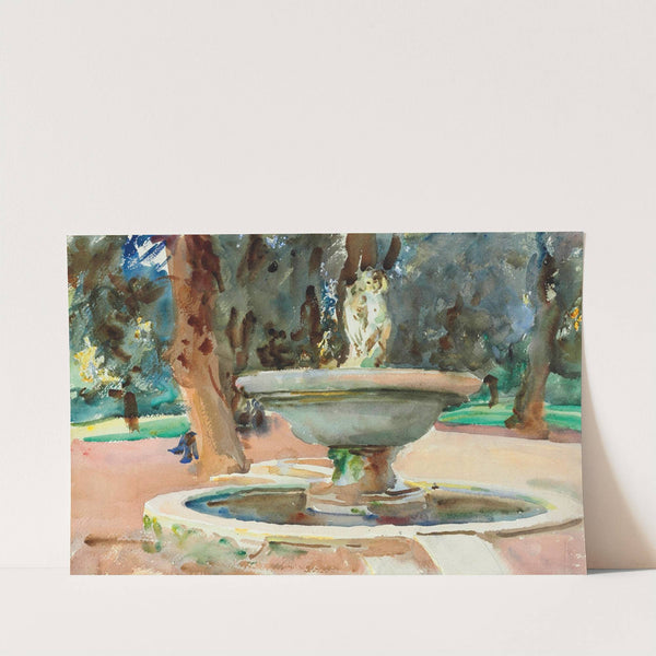 Fontana dei Pupazzi, Villa Borghese, Rome by John Singer Sargent