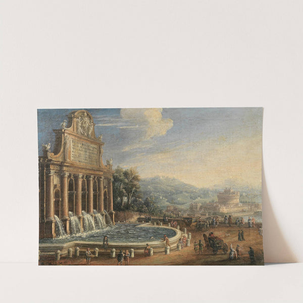 Fontana dell’Acqua Paola by Gaspar Van Wittel