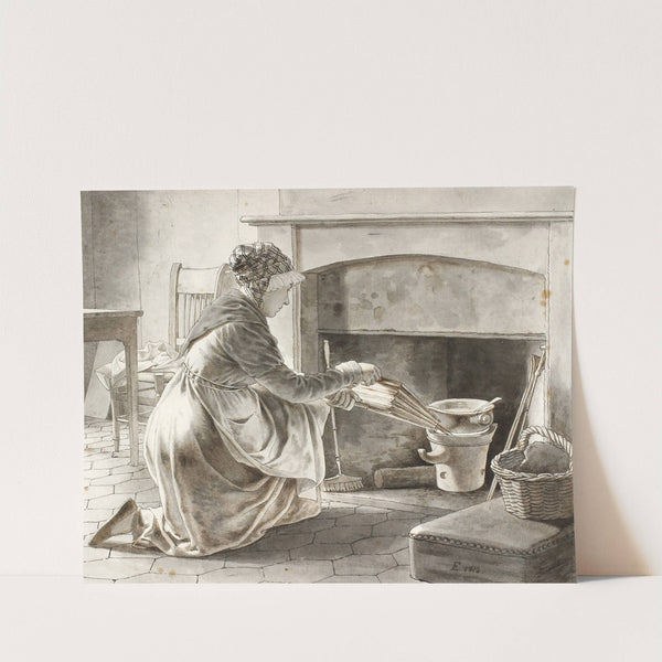 Food is Prepared. Eckersberg’s Hostess in Paris (1812) by Christoffer Wilhelm Eckersberg