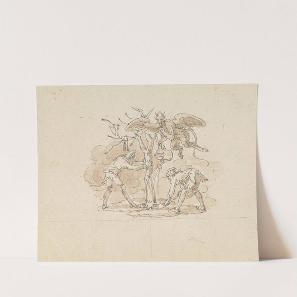 Fools Planting a Tree by Edward Francis Burney