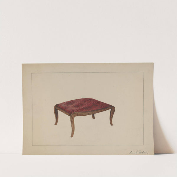 Foot Stool by Frank Nelson