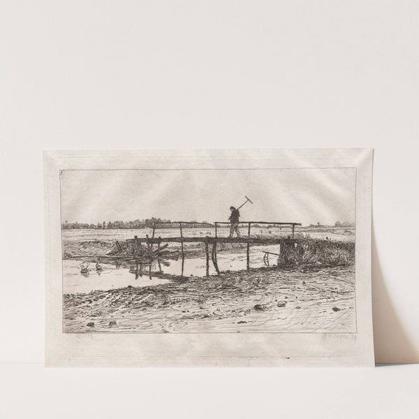 Footbridge, Worth (1879) by Otto Henry Bacher