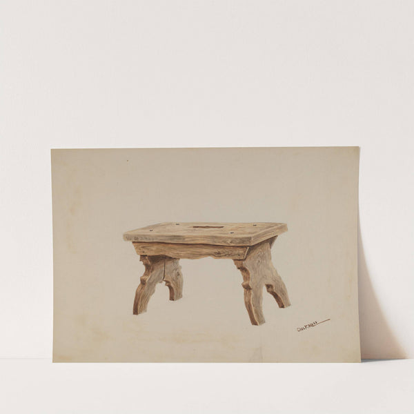 Footstool by Charles Moss