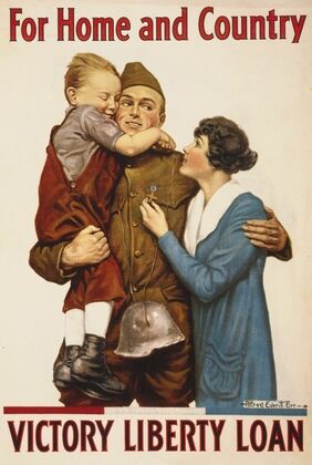 For home and country – Victory Liberty Loan (1918)