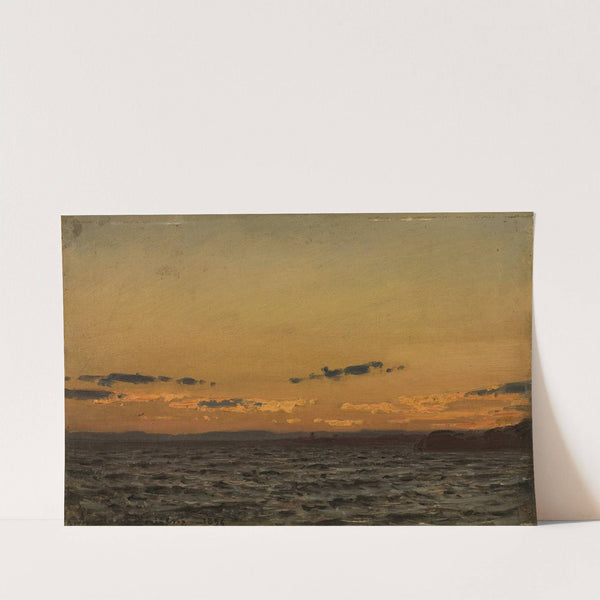 Før storm, Hvaler by Amaldus Nielsen