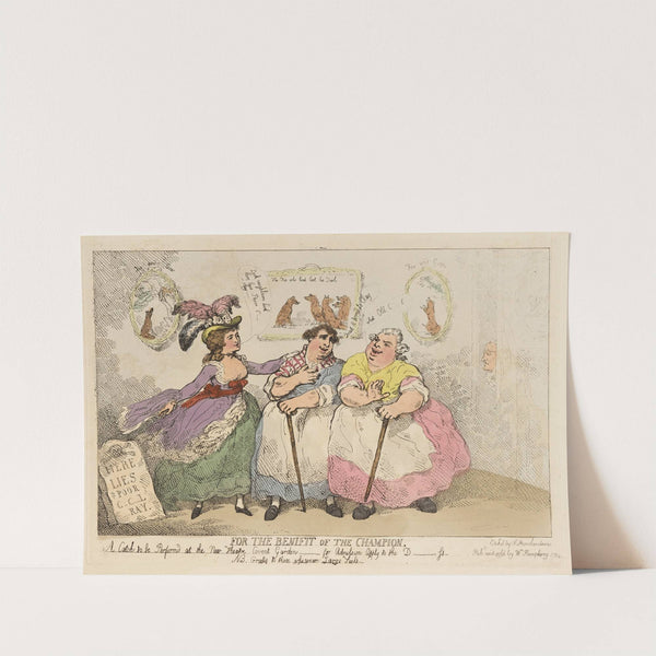 For the benefit of the champion by Thomas Rowlandson