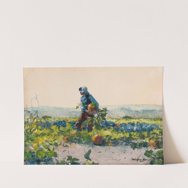 For to Be a Farmer’s Boy (1887) by Winslow Homer