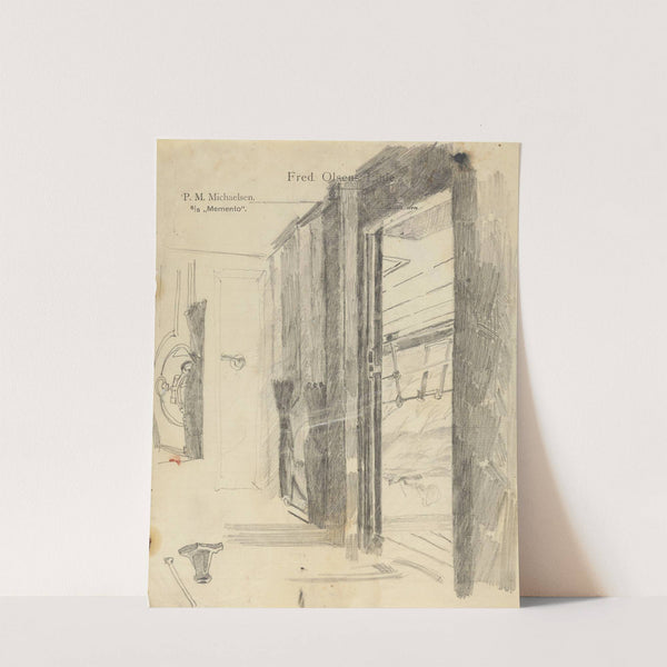 For veik, for veik er kongens bue! by Christian Krohg