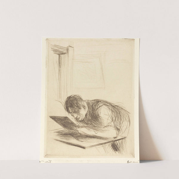 Forain Etching (first plate) (1912) by Jean-Louis Forain
