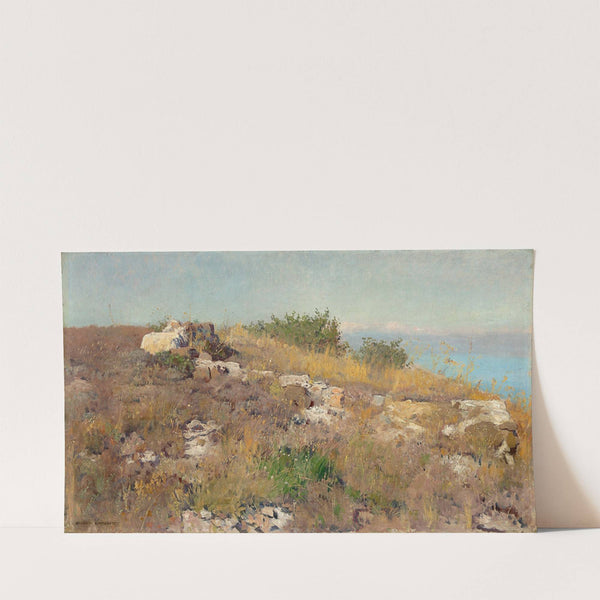 Foreground study on the Mediterranean (1893) by Eugen Bracht