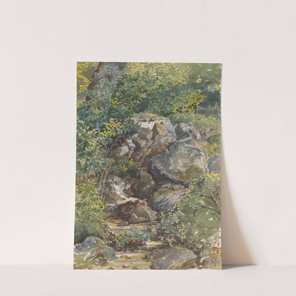 Forest Brook by Friedrich Carl von Scheidlin