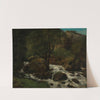 Forest Brook, Jura (ca. 1860s) by Gustave Courbet