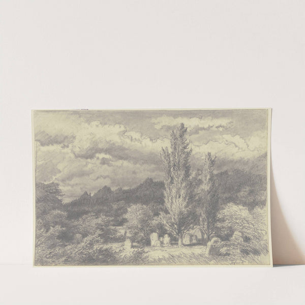 Forest cemetery by Heinrich Funk