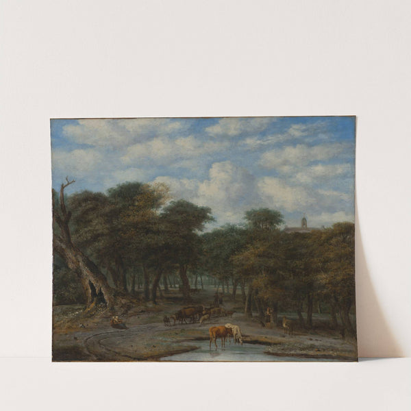 Forest Clearing with Cattle (circa 1665-1670) by Philips Koninck