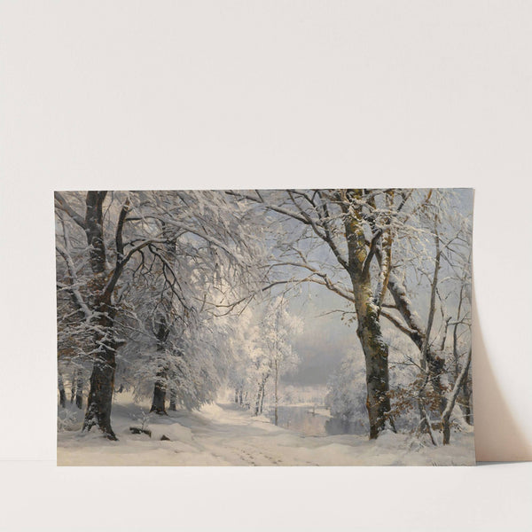 Forest In Winter (1882) by Anders Andersen-Lundby